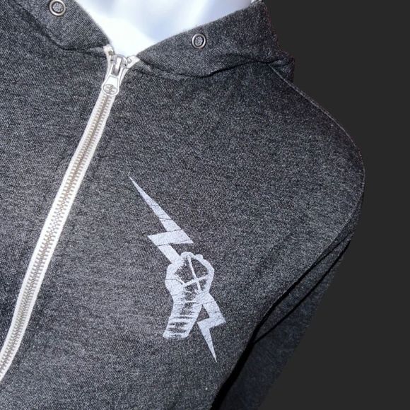 2008 CM Punk WWE Authentic Merchandise Hoodie Size Small - Picture 1 of 6